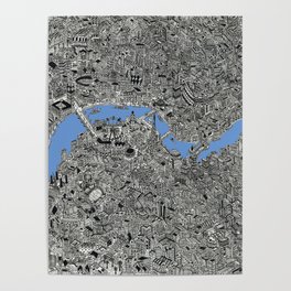 London map  Poster