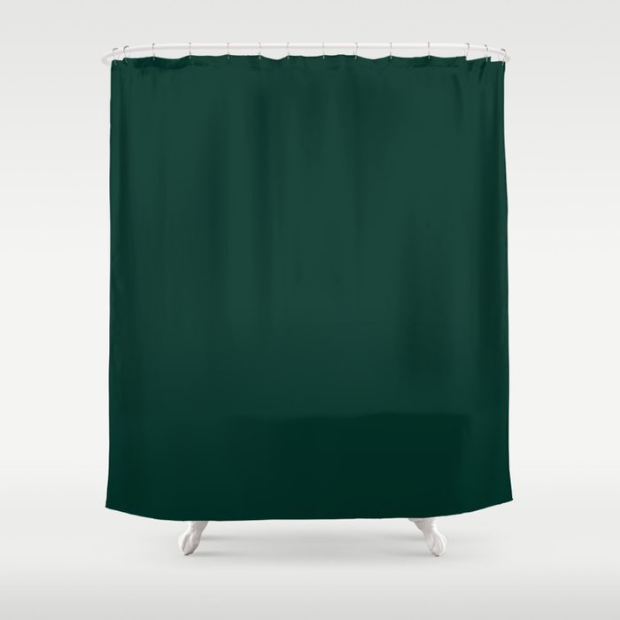 Splinter Green Shower Curtain