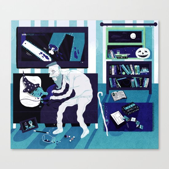 Ghost Grandad Canvas Print