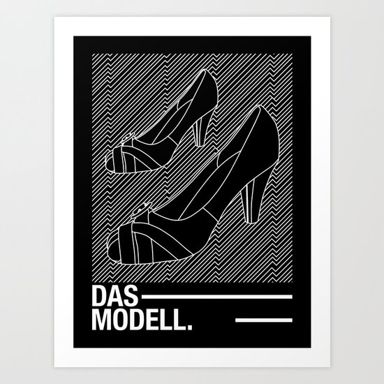 Das modell Art Print