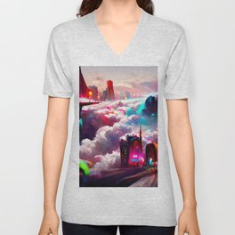 Welcome to Cloud City V Neck T Shirt