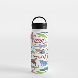 Endangered Reptiles Around the World Water Bottle