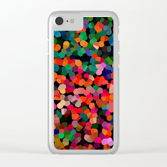 Abstract colors Clear iPhone Case