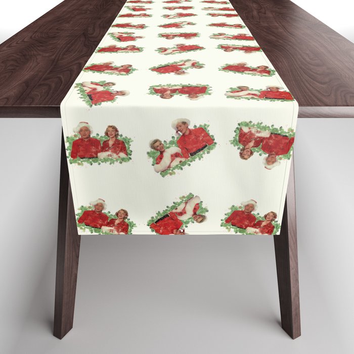 Quartet (White Christmas) Wrapping Paper Table Runner by Classic Movie Art