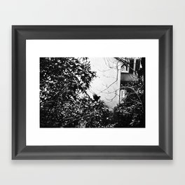 EARLY MORNING, A MESSAGE FOR YOU. Framed Art Print