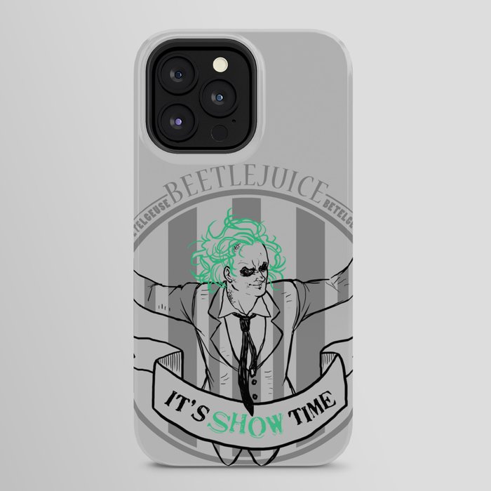 Beetle Juice [Betelgeuse, Michael Keaton, Tim Burton] iPhone Case by Vyles