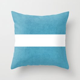 folk blue classic Throw Pillow