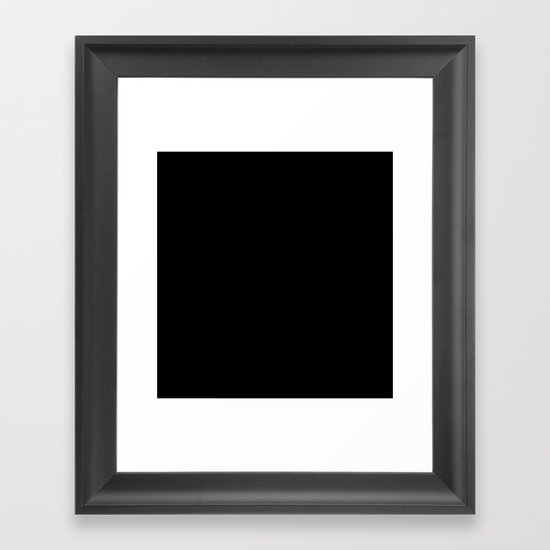 Hairy Heart Framed Art Print