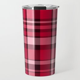 Plaid // Ruby Red Travel Mug