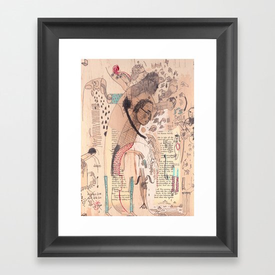 Bassist Framed Art Print