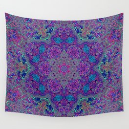 Oil Spill to Flower Wall Tapestry