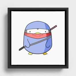 Ninja Framed Canvas