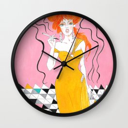Sixties Redhead No. 2 Wall Clock