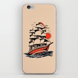 American traditional boat iPhone Skin