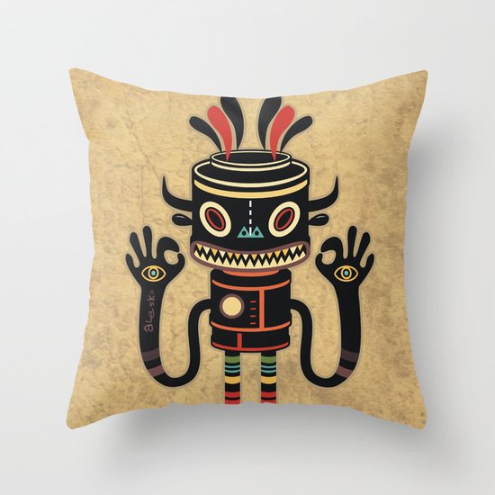 Tribe Gathering Throw Pillow