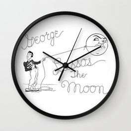 It's a Wonderful Life - George Lassos the Moon Wall Clock