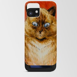 The Bully by Louis Wain iPhone Card Case