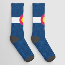 Colorado State Flag Socks