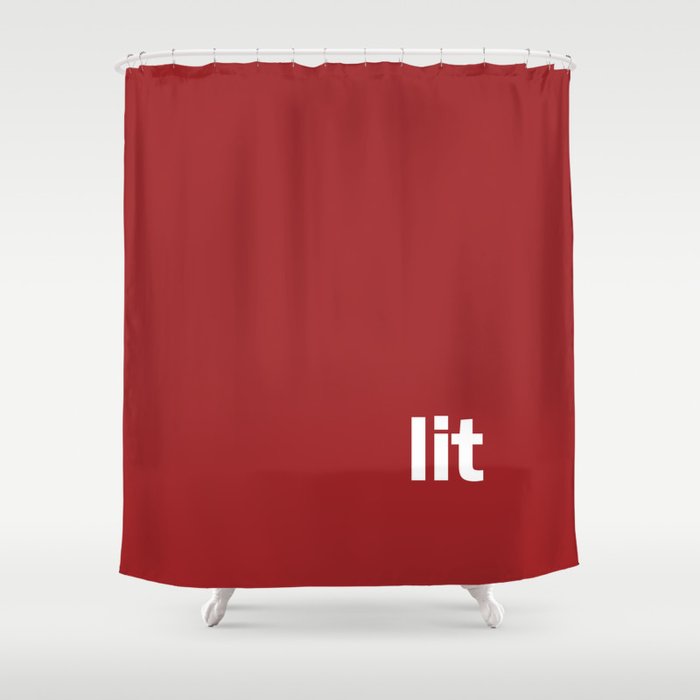 lit Shower Curtain