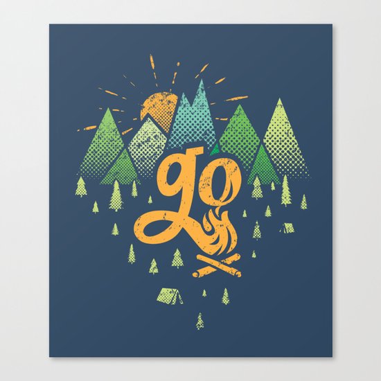 GO Canvas Print