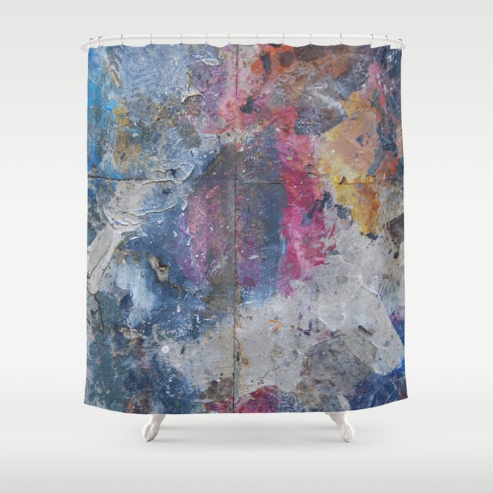 Painting Studio Floor Dumbo Brooklyn Ny Shower Curtain By
