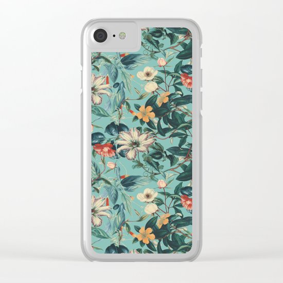 VINTAGE GARDEN V Clear iPhone Case