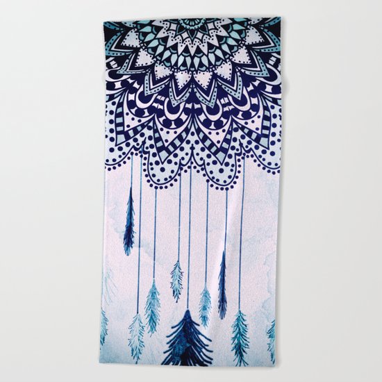 BOHO DREAMS MANDALA Beach Towel