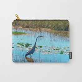 Blue Heron in the Glades Carry-All Pouch
