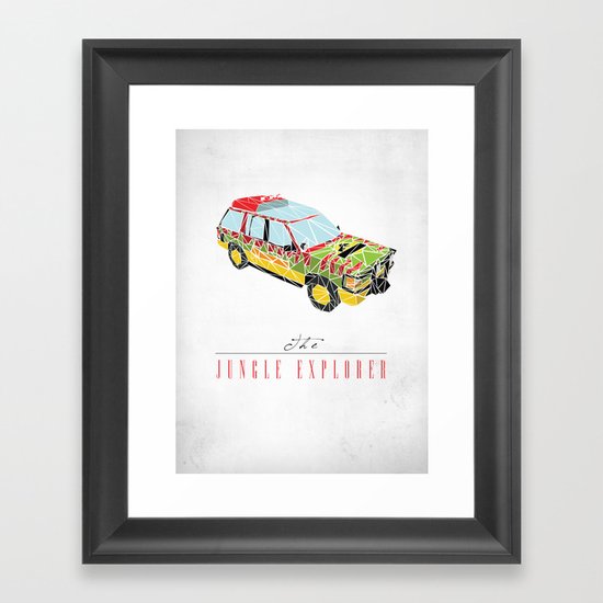 The Jungle Explorer Framed Art Print