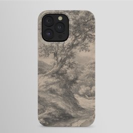 Dune Landscape with Oak Tree iPhone Case