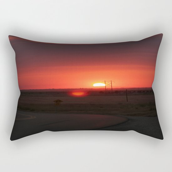 Sunset Highway Rectangular Pillow