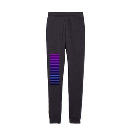 Synthwave Striped Colors Kids Joggers
