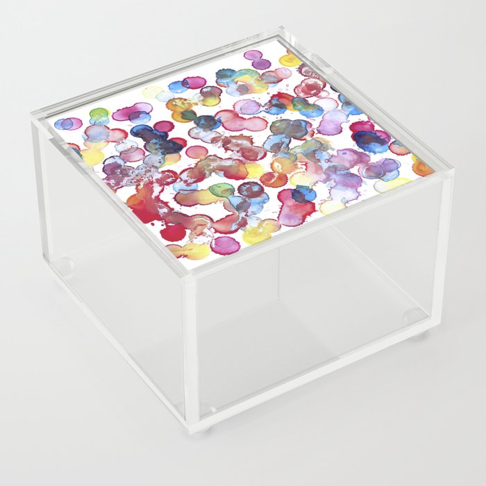Splatter of color Acrylic Box