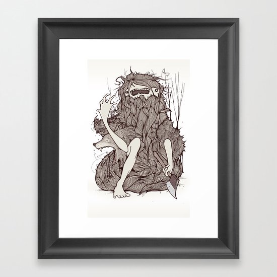 The forest is rotting Framed Art Print