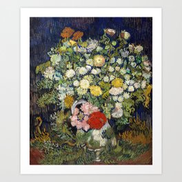 Vincent van Gogh - Bouquet of Flowers in a Vase Art Print