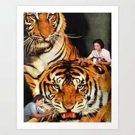 The Making of a Tiger Art Print