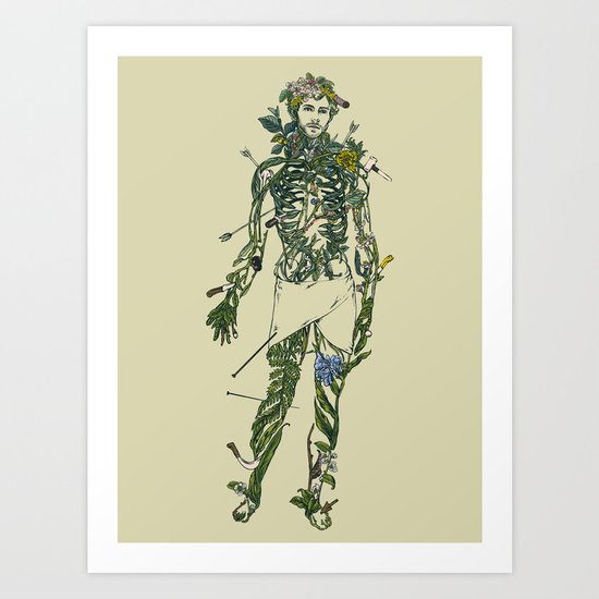 Wound Man Art Print