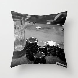Poker Time Throw Pillow