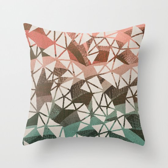 Geometry Jam Throw Pillow