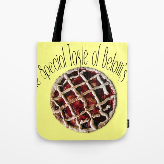 The special taste of Belotti's pie Tote Bag