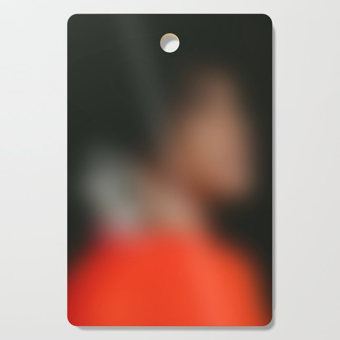Blurred portrait: Red Cutting Board