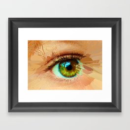 Abstract Eye Framed Art Print