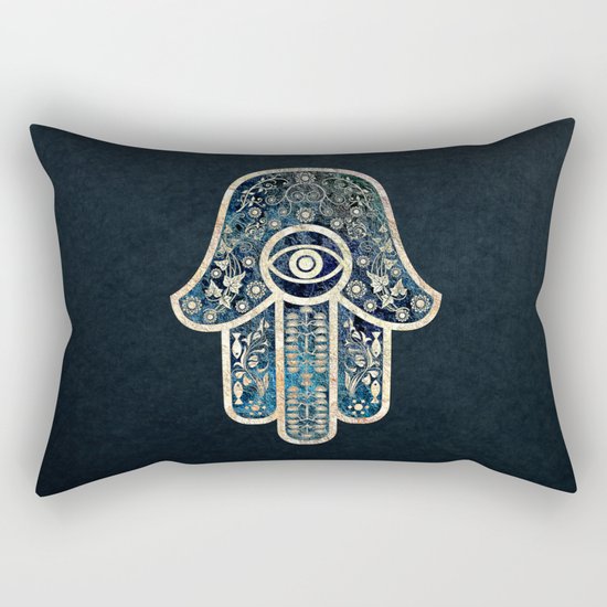 Hamsa 2 Rectangular Pillow