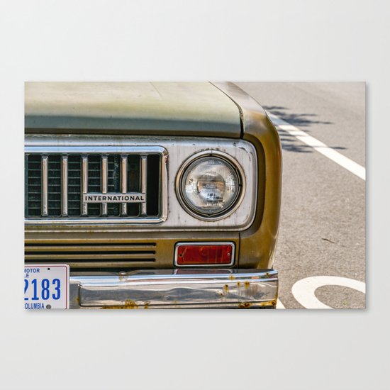 Vintage International Canvas Print