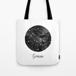 Gemini Constellation Tote Bag