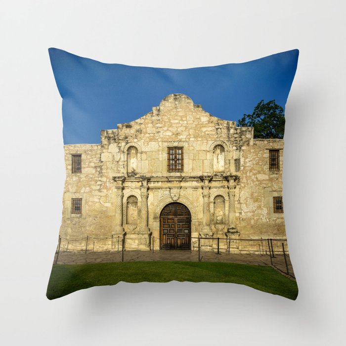 Empty Alamo Throw Pillow