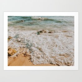 seafoam lxxxi / laguna beach, california Art Print