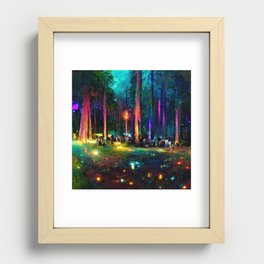 Electric Forest Recessed Framed Print