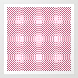 Hot Pink Polka Dots Art Print | Abstract, Elegantfun, Sexygirlypretty, Graphicdesign, Retrochic, Glam, Polkadots, Stunningfashionstyle, Digital, Cheerful 
