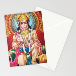 Lord Hanuman Hindu Art Stationery Card